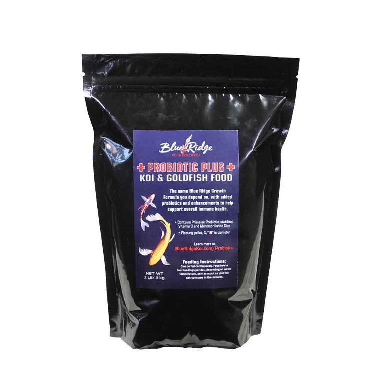 Blue Ridge Fish Hatchery ProBiotic Plus Growth Koi Food, Resealable Bags