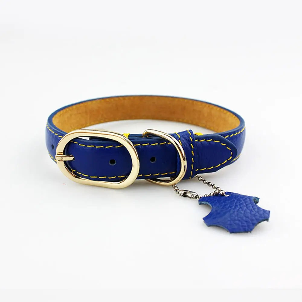 Cat Leather Collar - Premium Genuine Leather GROOMY