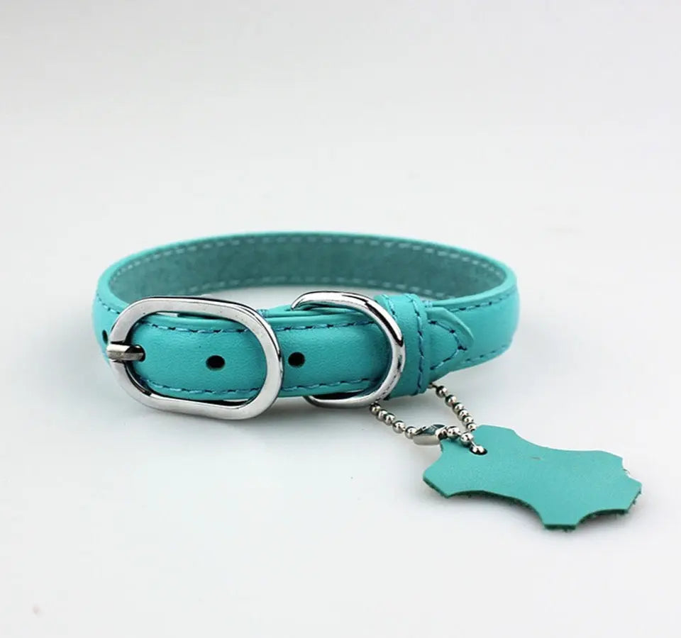 Cat Leather Collar - Premium Genuine Leather GROOMY
