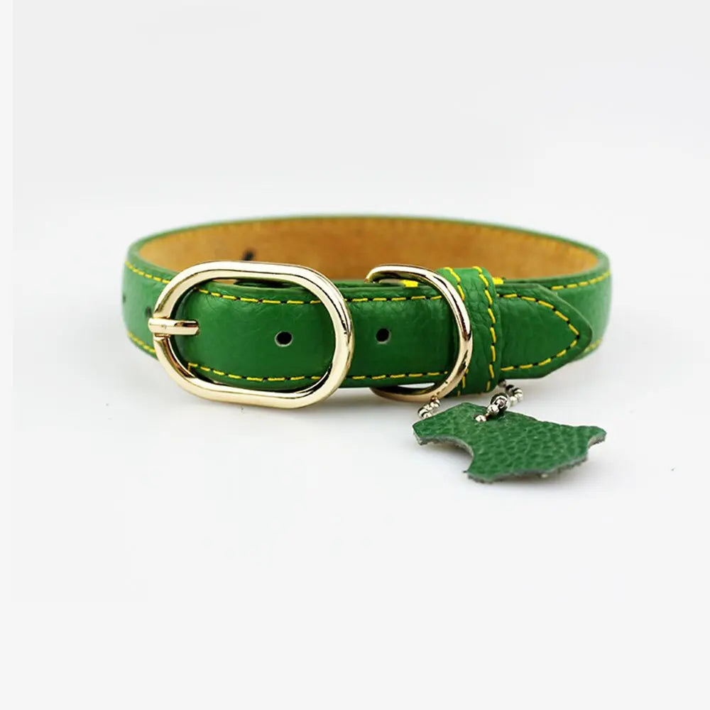 Cat Leather Collar - Premium Genuine Leather GROOMY