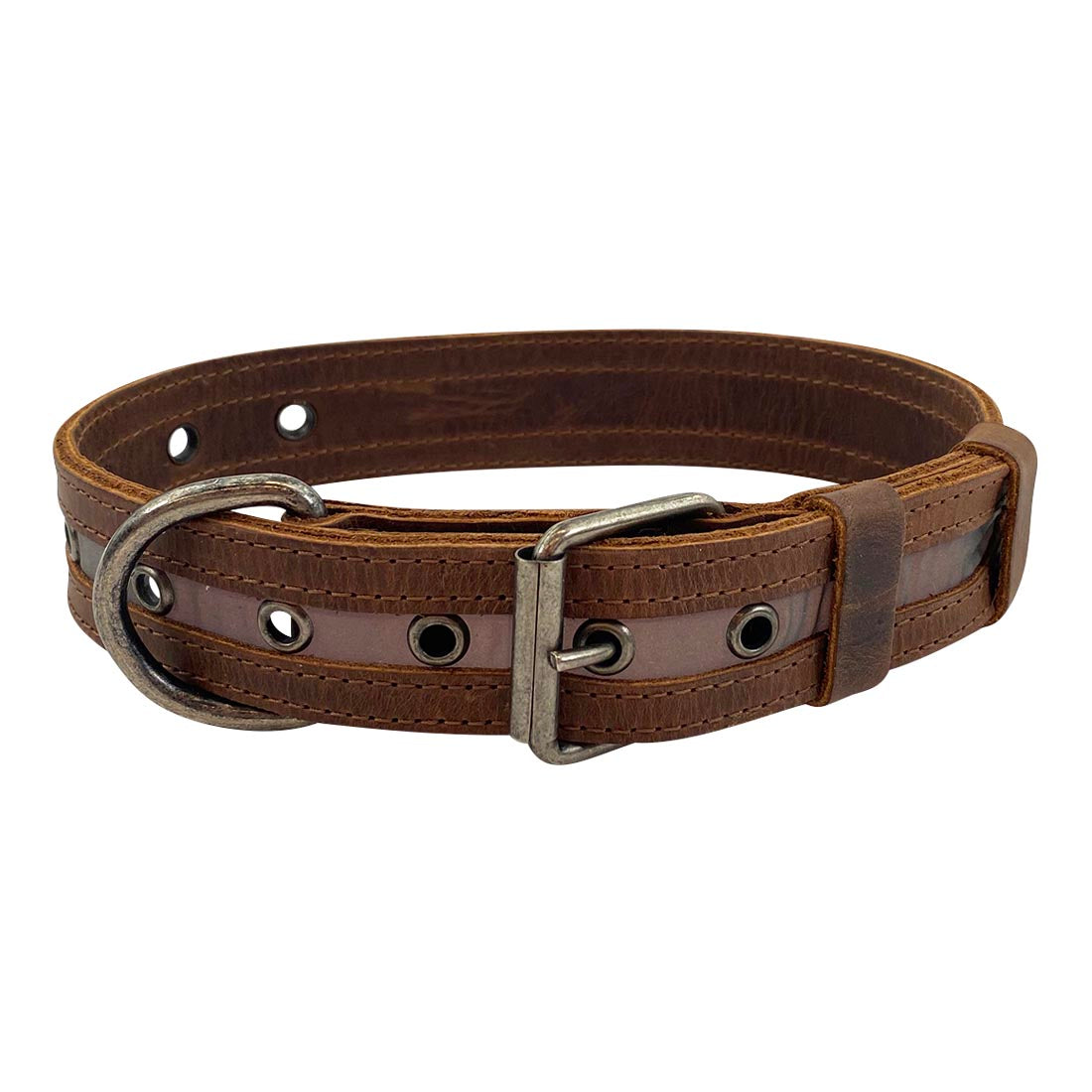 Rustic Reflective Dog Collar