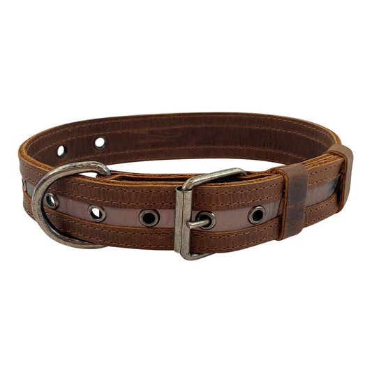 Rustic Reflective Dog Collar
