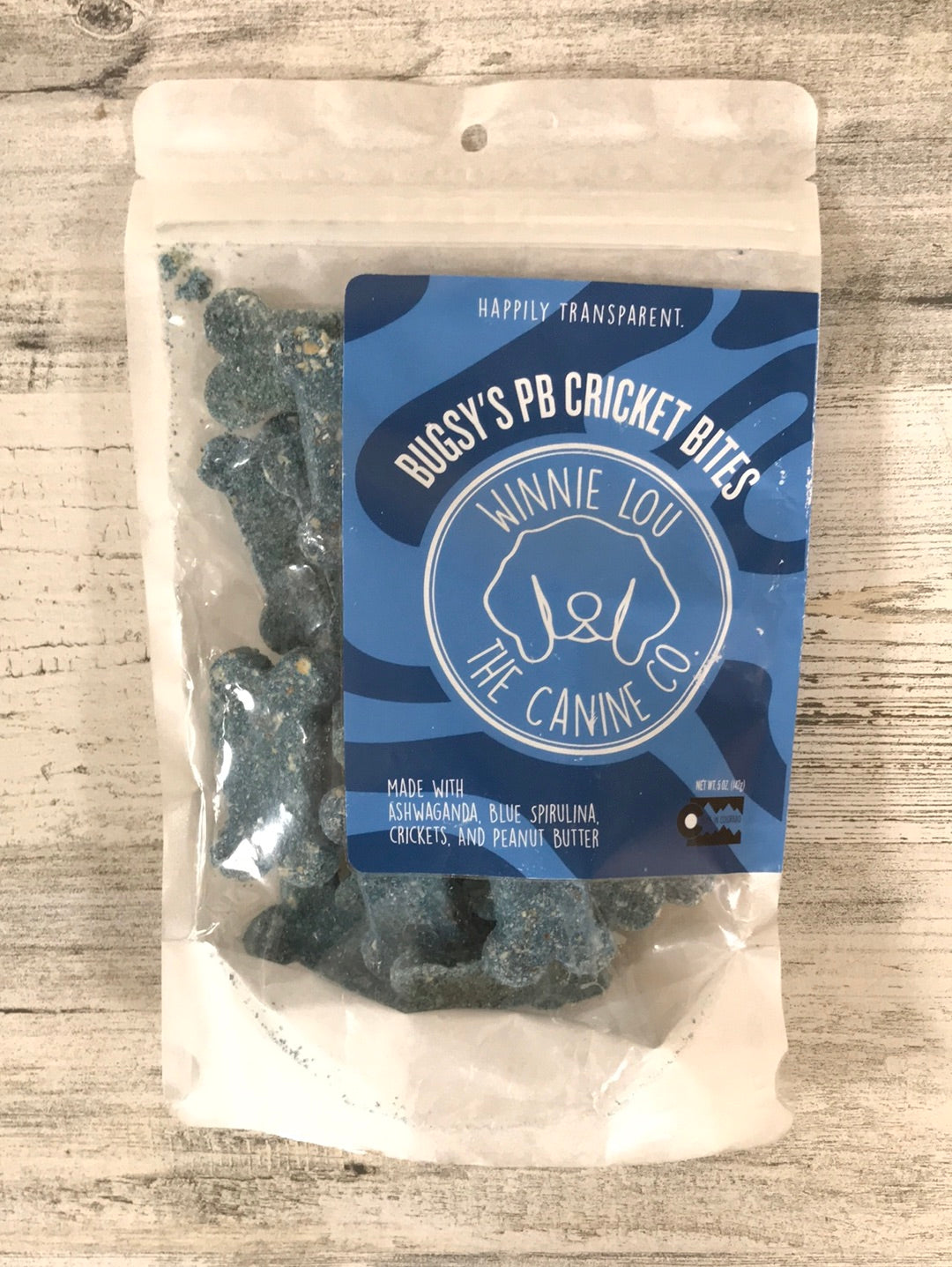 Winnie Lou, Bugsy's PB Cricket Bites 5oz