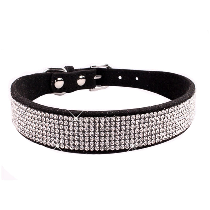 Crystal Rhinestone Reflective Dog Collar - JCEE Shop