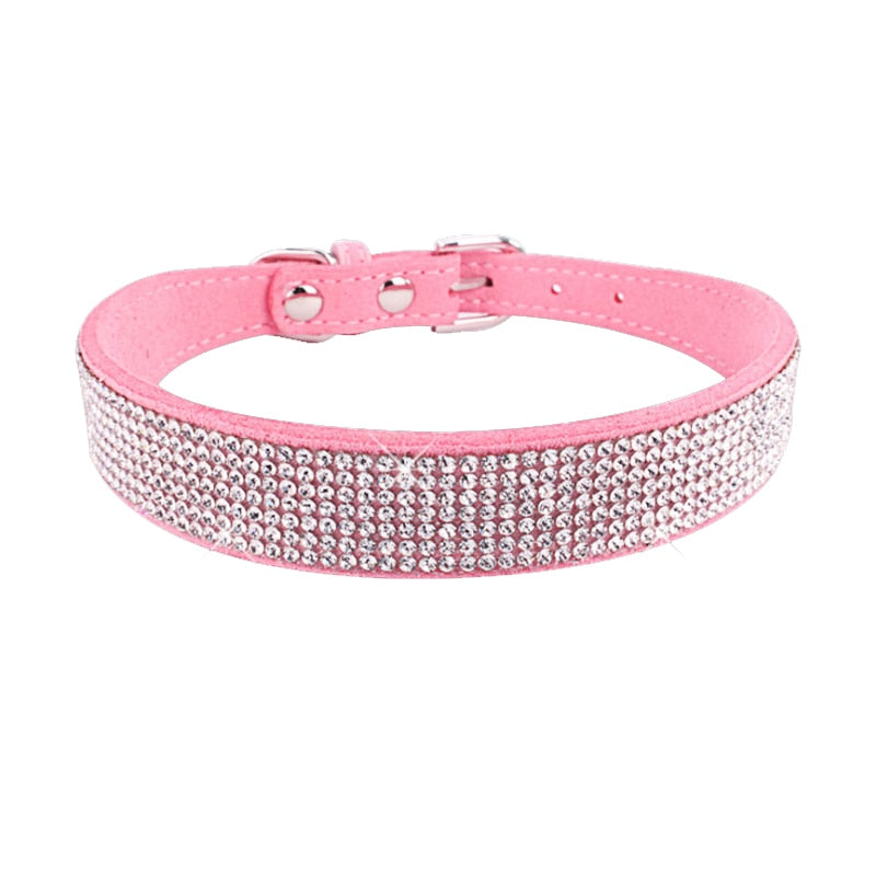 Crystal Rhinestone Reflective Dog Collar - JCEE Shop