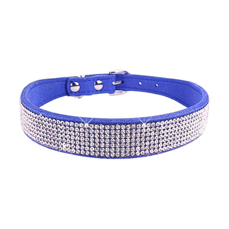 Crystal Rhinestone Reflective Dog Collar - JCEE Shop
