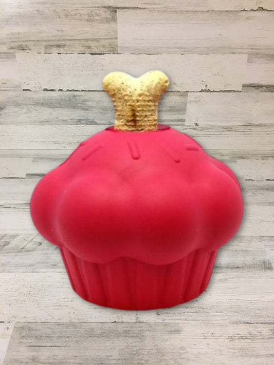 Cupcake Treat Dispenser Dog Chew Toy