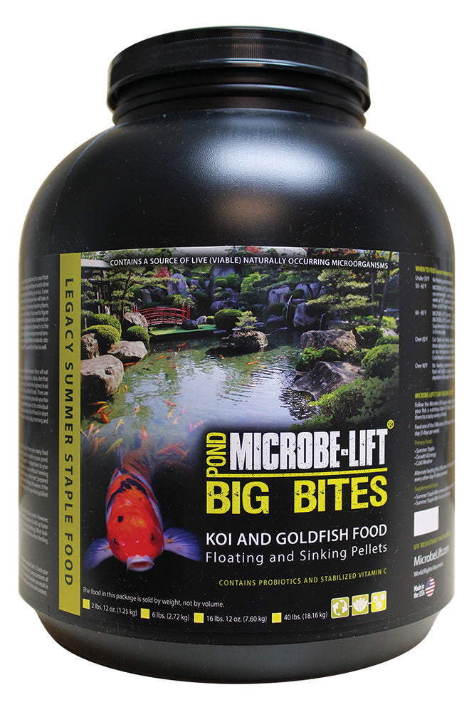 Microbe-Lift® Legacy Big Bites Koi and Goldfish Food