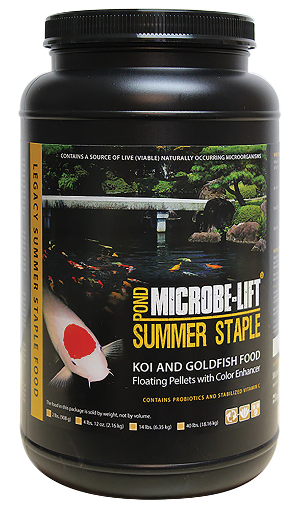 Microbe-Lift® Legacy Summer Staple Fish Food with Color Enhancers