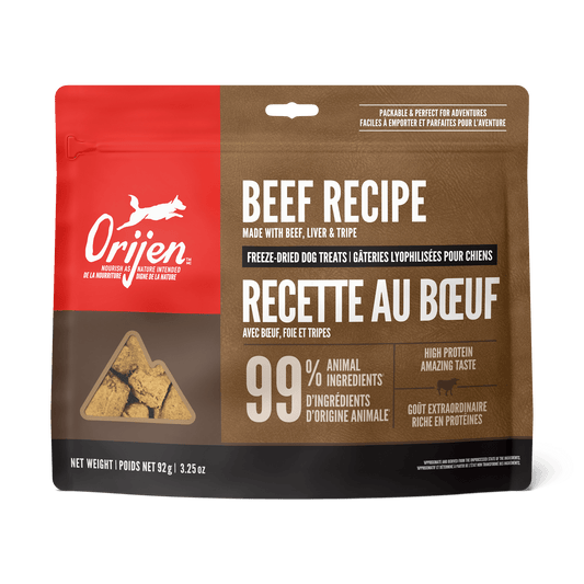 Orijen Freeze-Dried Dog Treats Ranch-Raised Beef Formula