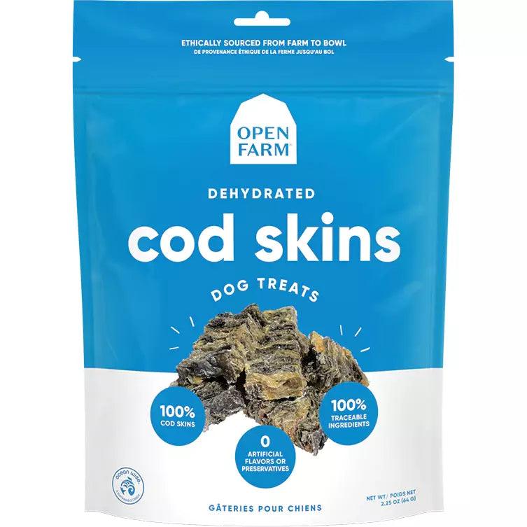 Open Farm Dog Treats Dehydrated Cod Skins