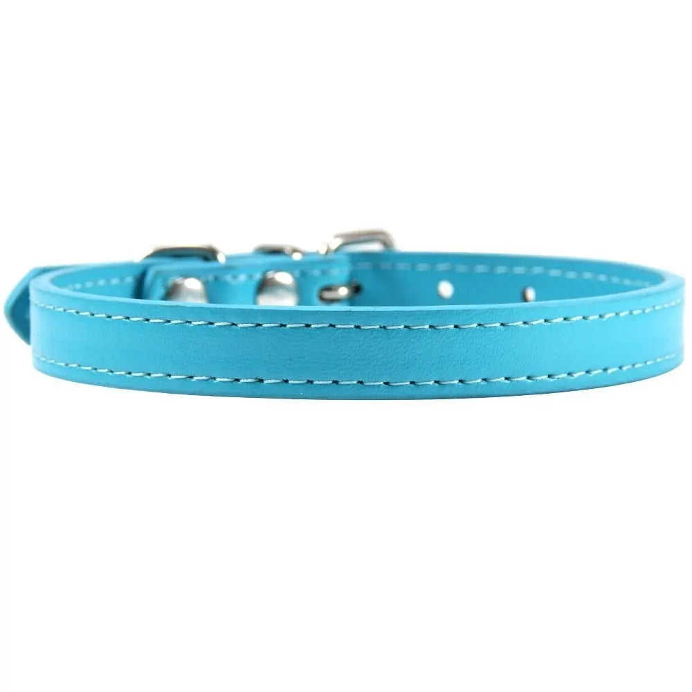 Personalized Leather Cat Collar GROOMY
