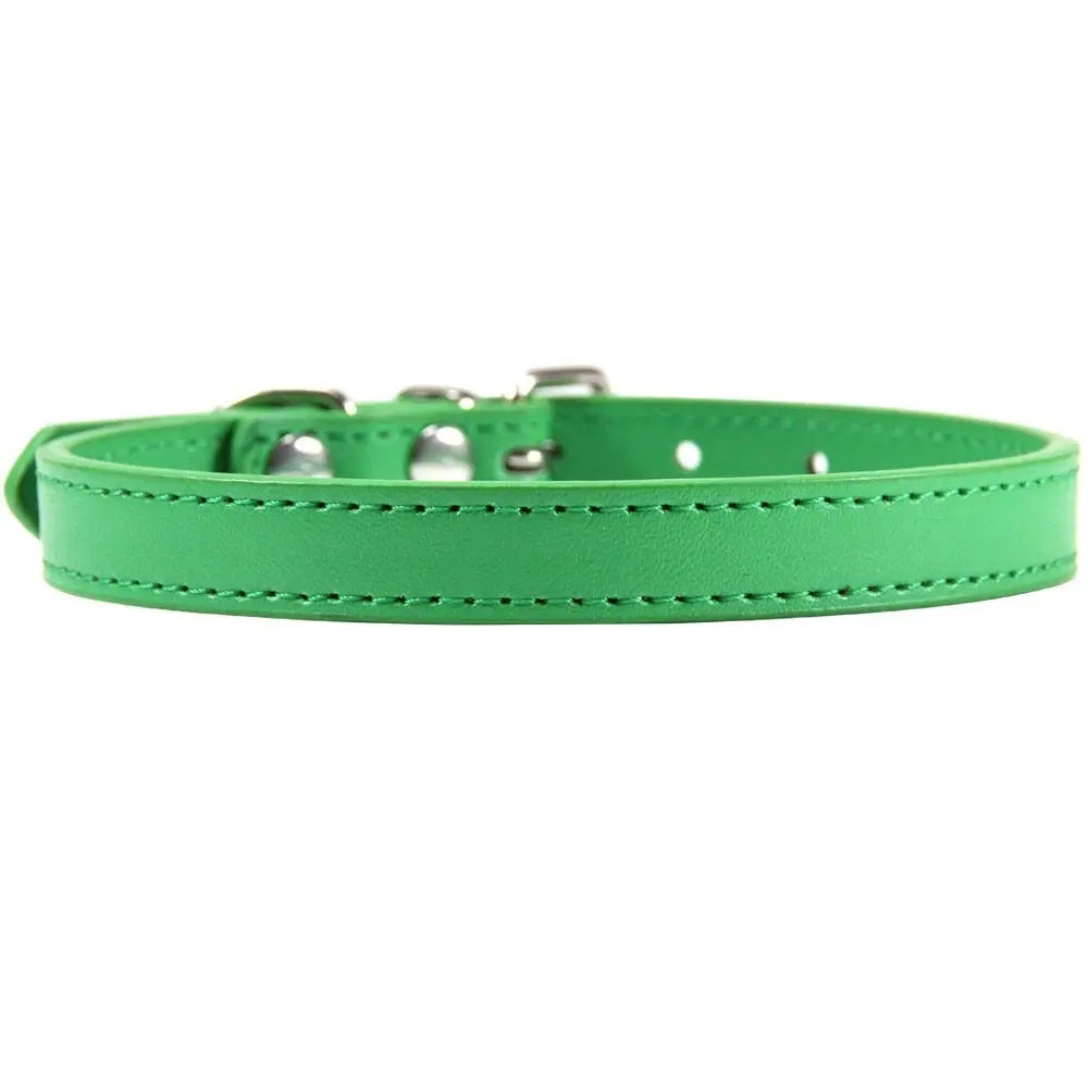 Personalized Leather Cat Collar GROOMY