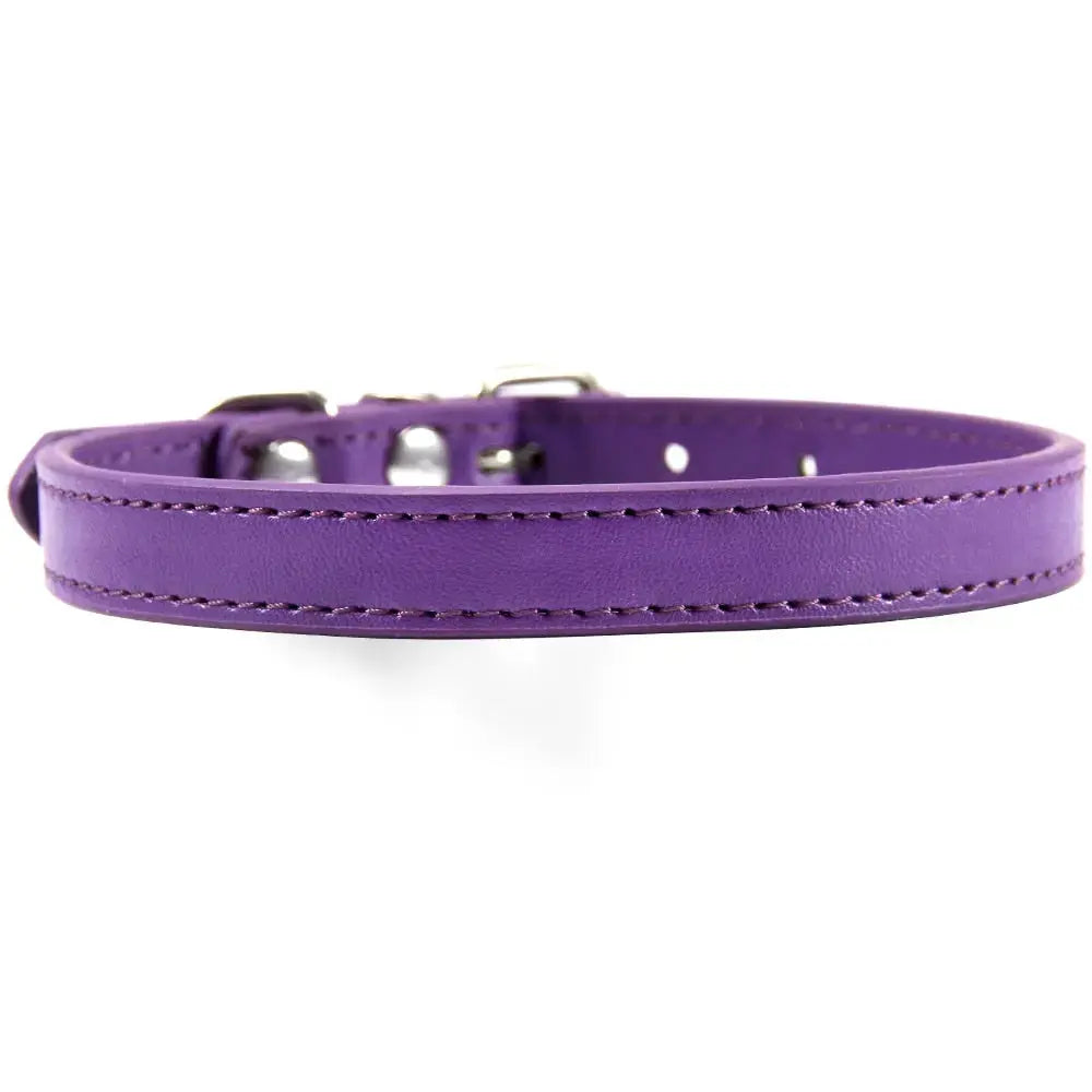 Personalized Leather Cat Collar GROOMY