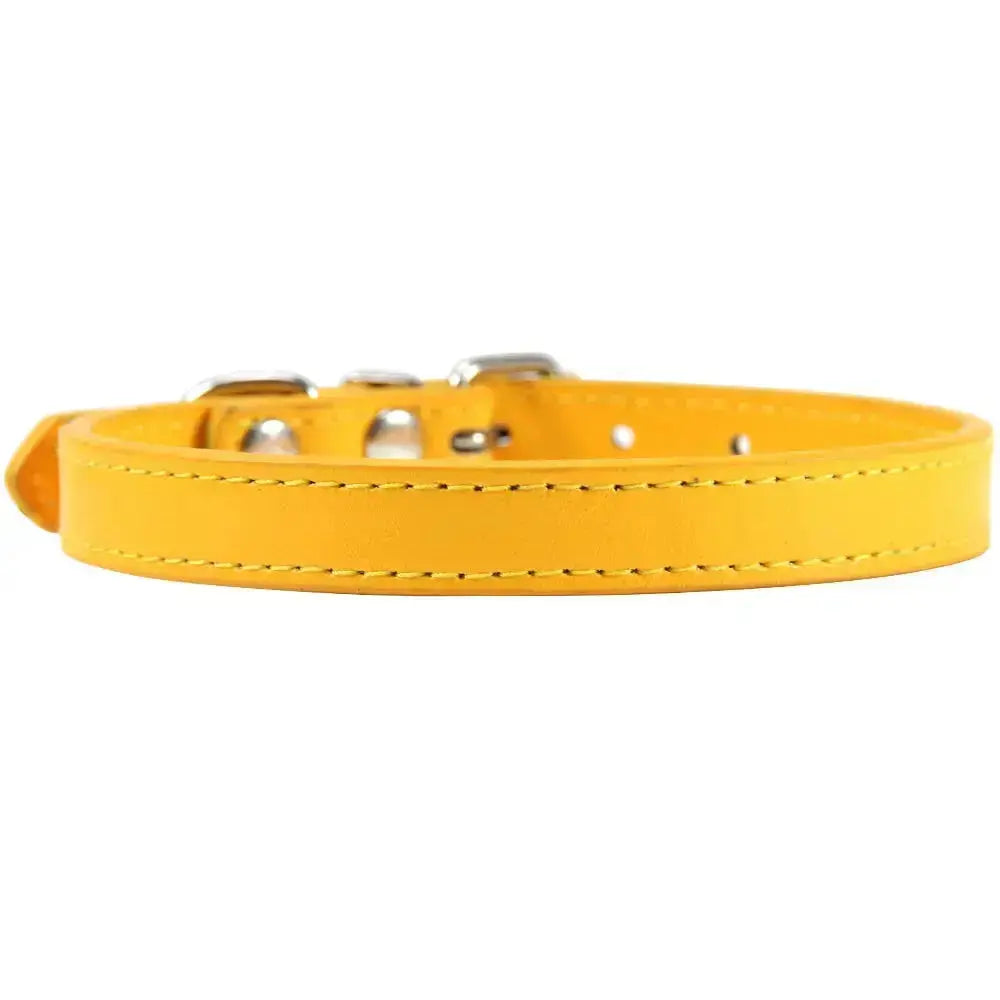 Personalized Leather Cat Collar GROOMY