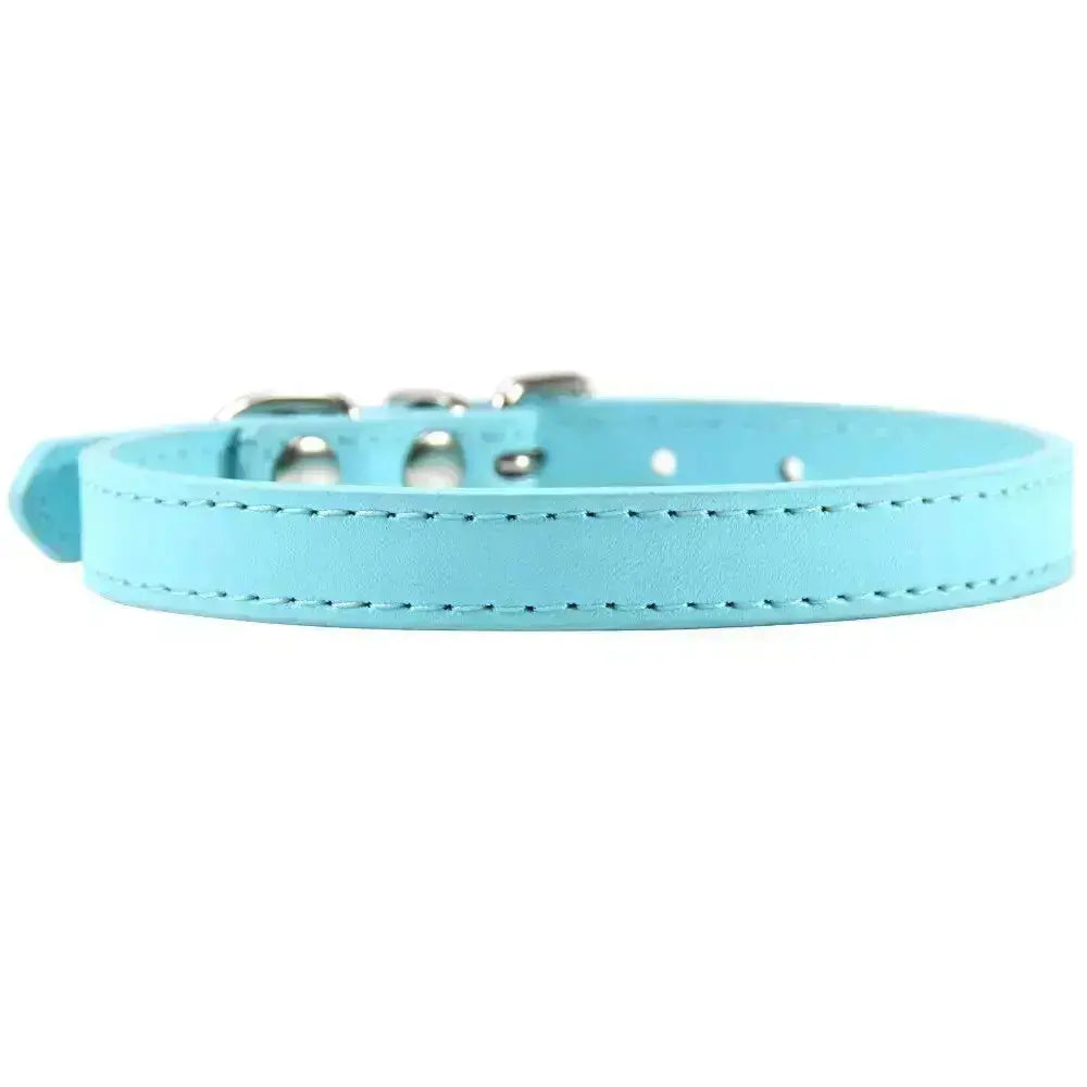 Personalized Leather Cat Collar GROOMY