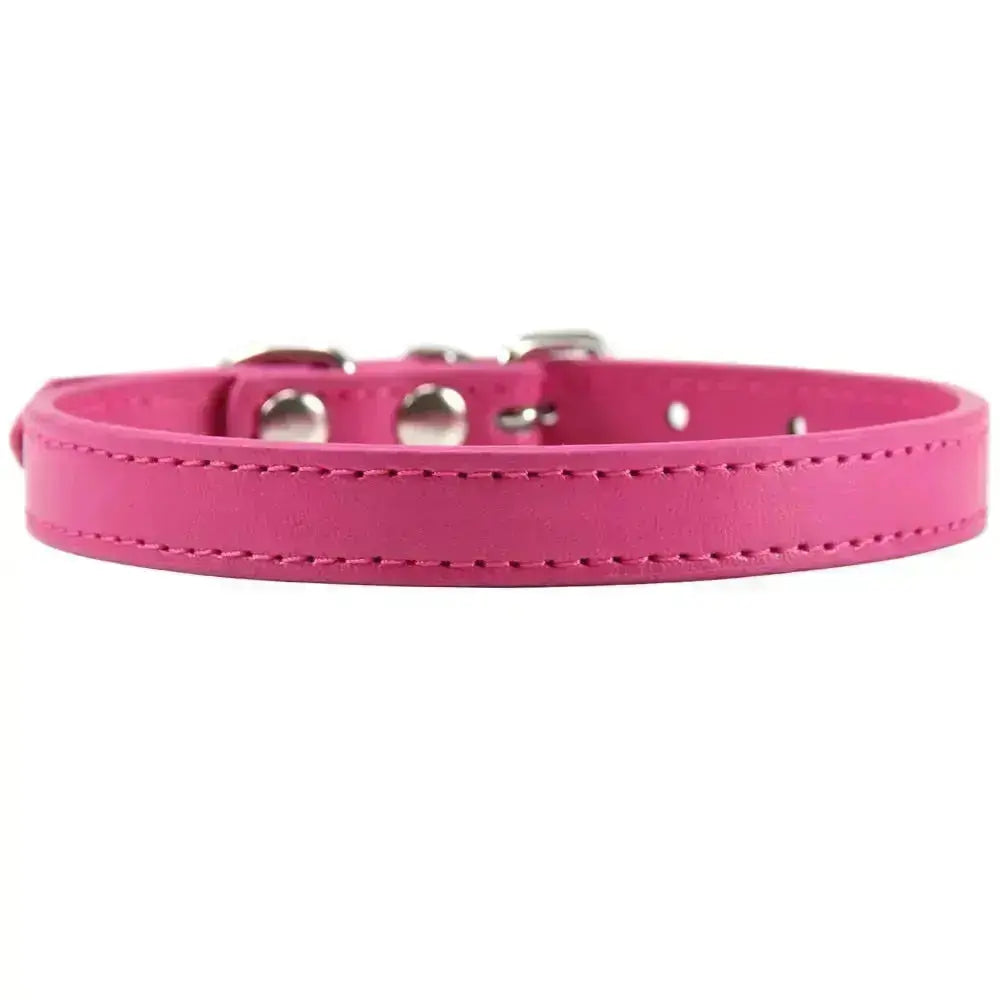 Personalized Leather Cat Collar GROOMY