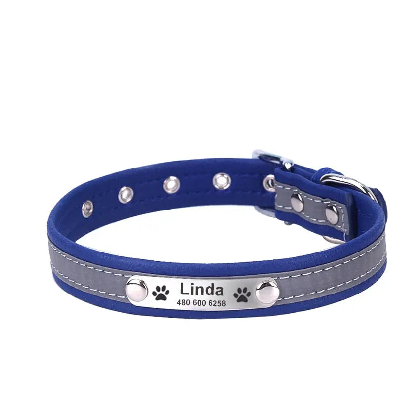 Reflective Dog Collars - Engrave Your Pet's ID GROOMY