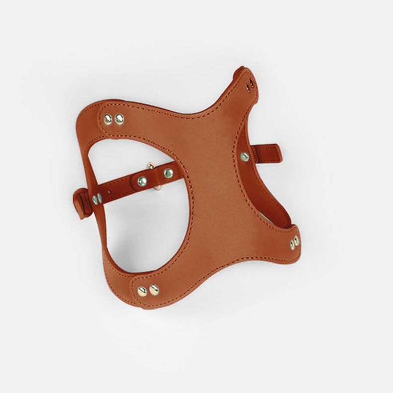 Kitten Puppy Harness Leash Set Adjustable Soft Leather Breathable Dogs Vest Harness Leads Pet Clothes for Small Dogs Chihuahua GROOMY