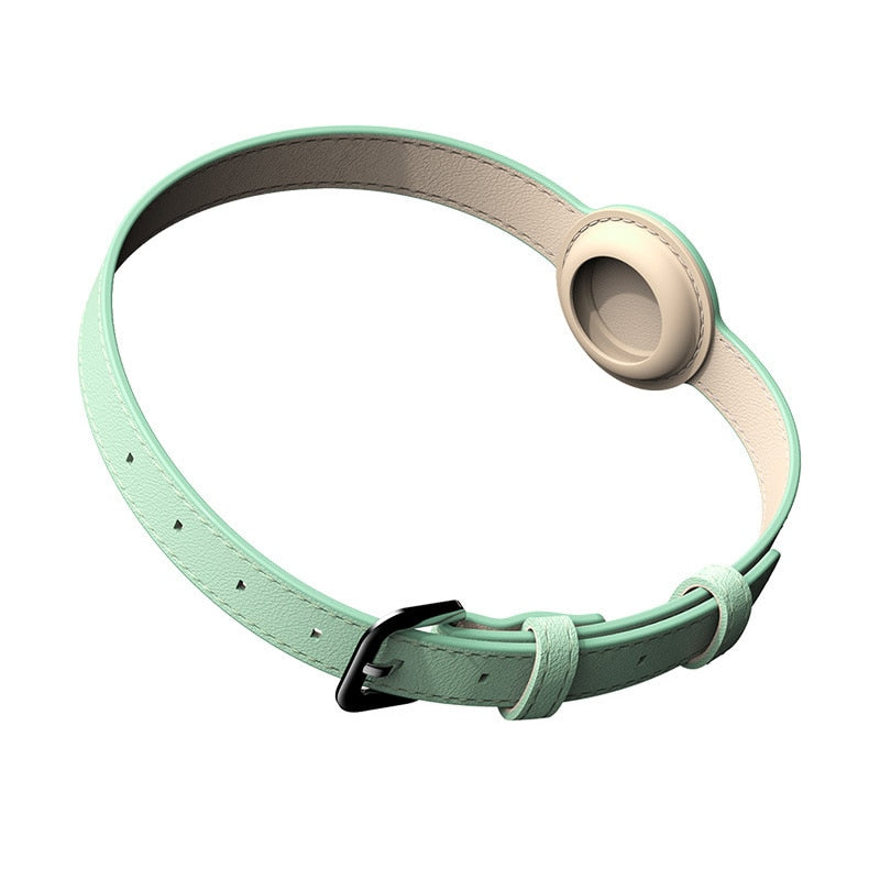 AirTag Leather Collar - Type E GROOMY
