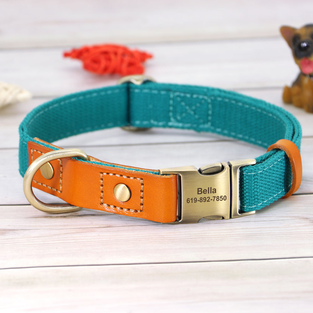 Custom Dog Collar Leash Set GROOMY