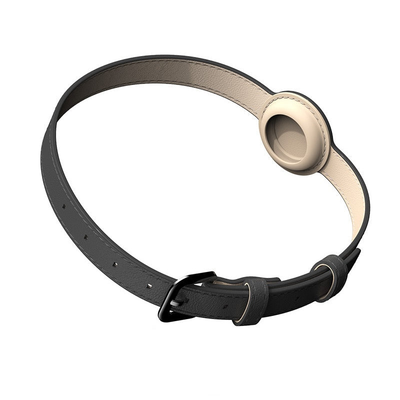 AirTag Leather Collar - Type E GROOMY