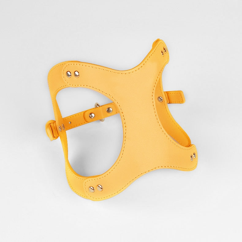 Kitten Puppy Harness Leash Set Adjustable Soft Leather Breathable Dogs Vest Harness Leads Pet Clothes for Small Dogs Chihuahua GROOMY