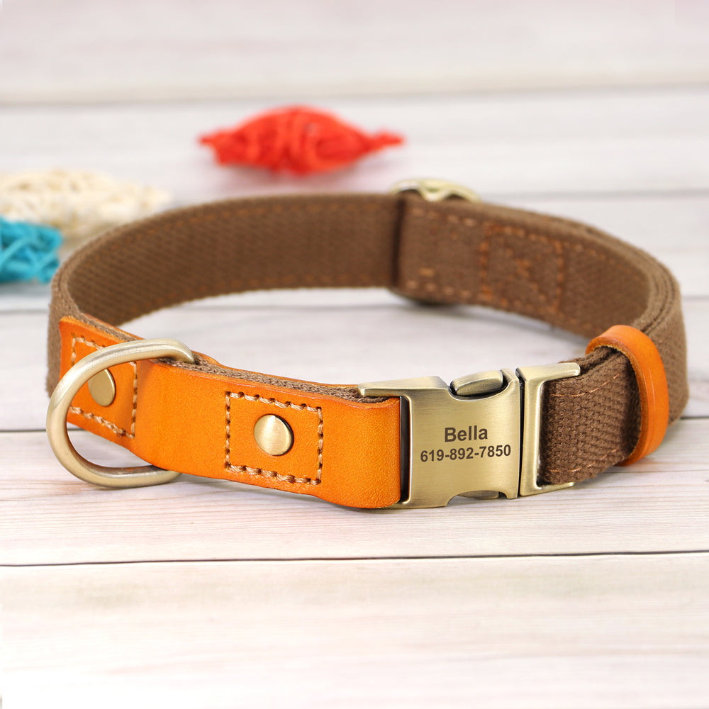 Custom Dog Collar Leash Set GROOMY