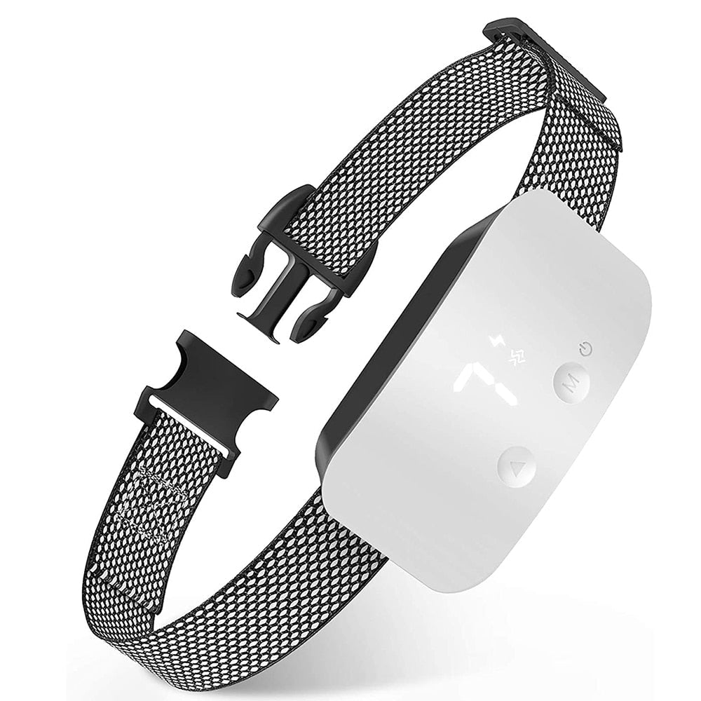 TinMiu Automatic Anti Barking Dog Collar Rechargeable Bark Stopper Effective Stop Barking IP67 Waterproof Collar For Dog GROOMY