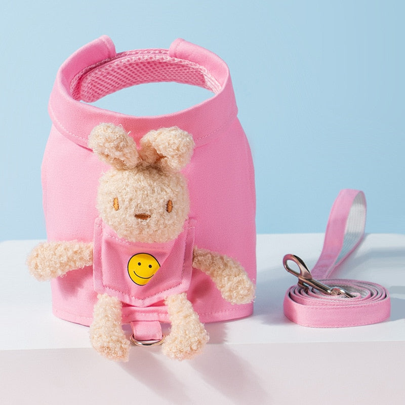 Pocket Bear Pet Vest Harness and Leash GROOMY