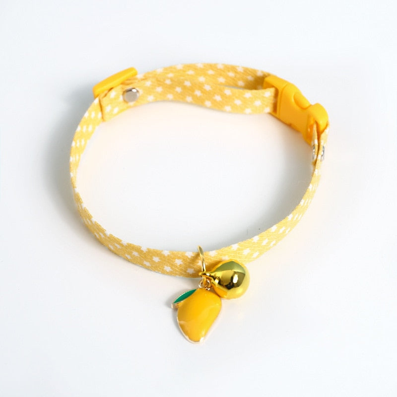 2022New Adjustable Kitten Collar with Bell Cut Pet Cat Collars Breakaway Cats Necklace Puppy Collar Cat Supplies Cat Accessories GROOMY