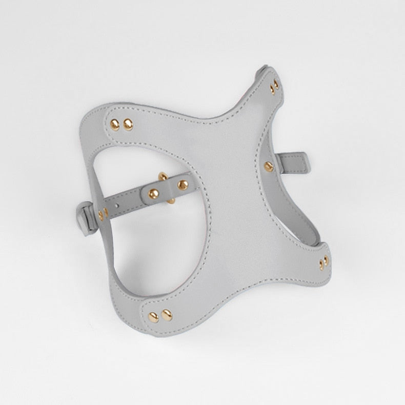 Kitten Puppy Harness Leash Set Adjustable Soft Leather Breathable Dogs Vest Harness Leads Pet Clothes for Small Dogs Chihuahua GROOMY