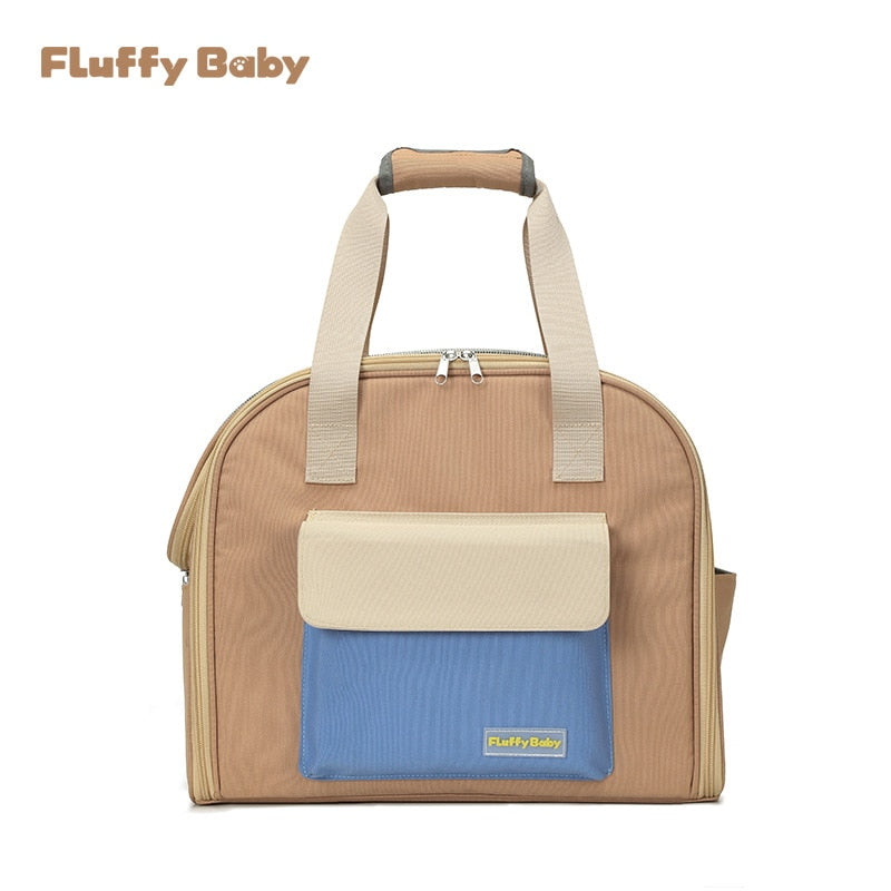 Dog Backpack Puppy Handbags Dog Transport Bag Pet Backpack Multifunctional Tent Pet Bag Puppy Carrier Pet Single Shoulder Bag GROOMY