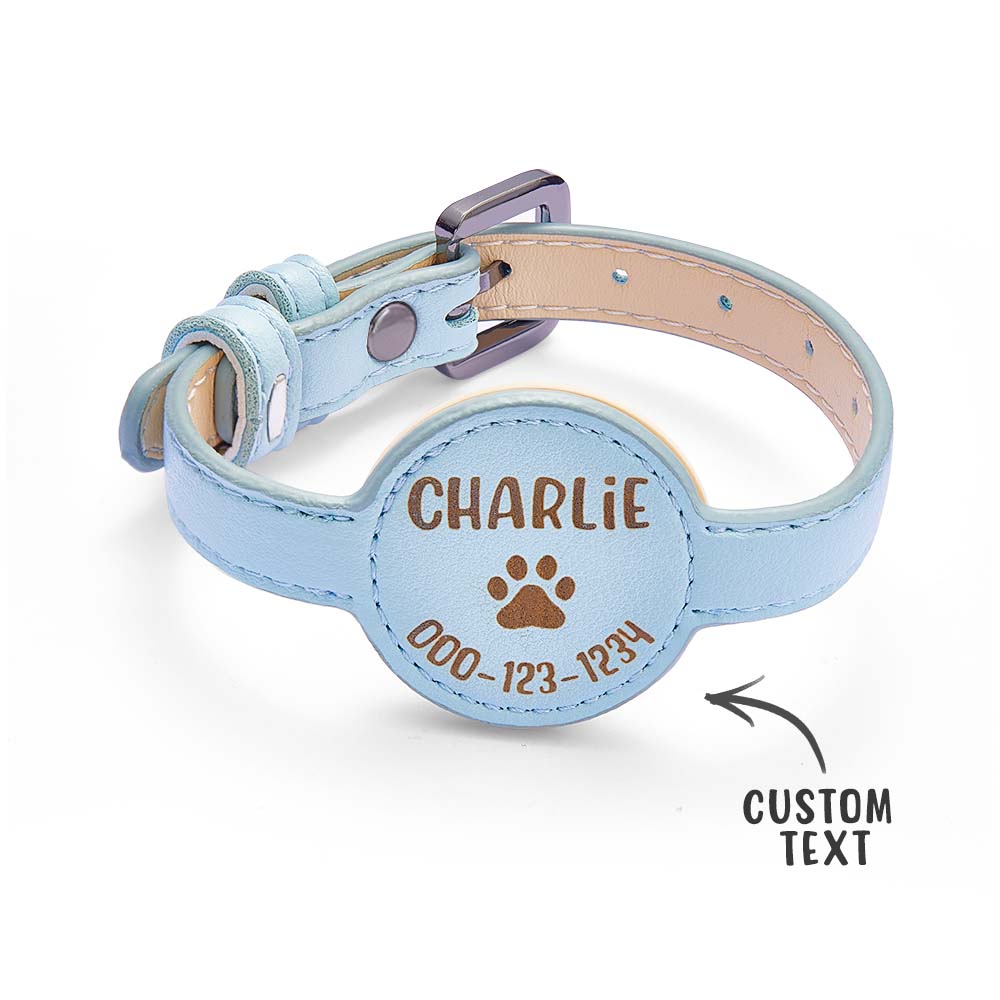 Custom Engraved Pet Collar Air Tag Holder for Dog Cute Gifts