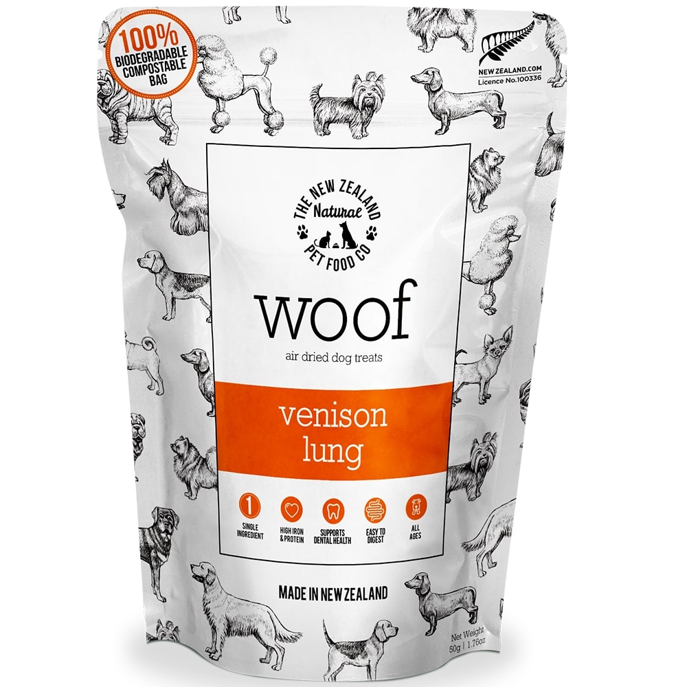 WOOF Venison Lung Treats