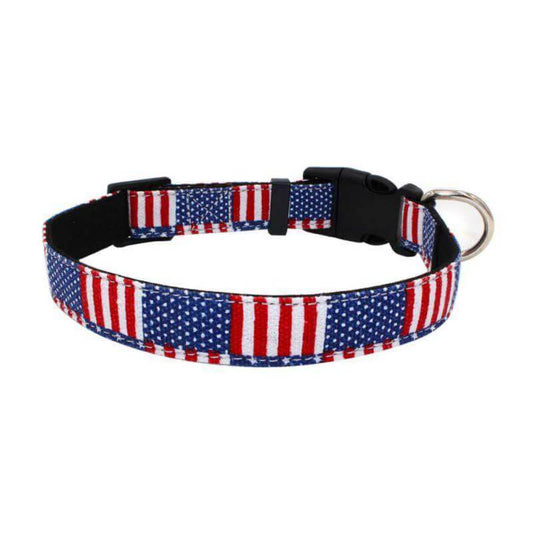American Flag Dog Collar