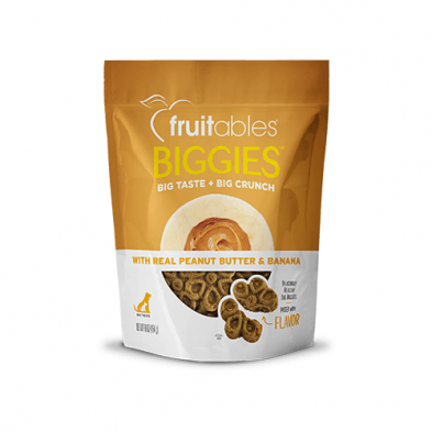 Fruitables Biggies Dog Treats Peanut Butter & Banana