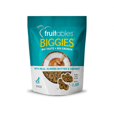 Fruitables Biggies Dog Treats Almond Butter & Coconut