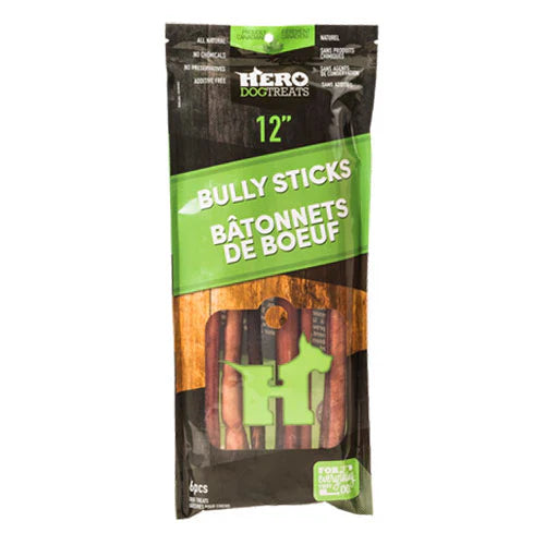 Hero Beef Bully Stick 12" Pack *SPECIAL ORDER*