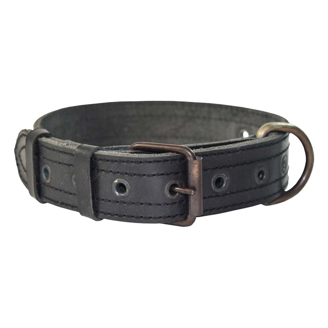 Thick Leather Dog Collar