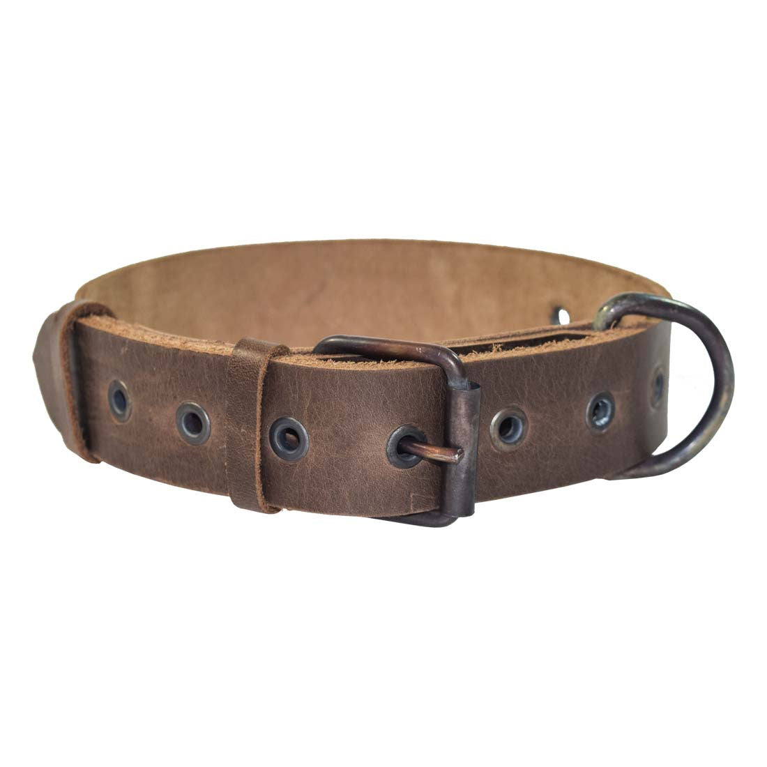 Thick Leather Dog Collar