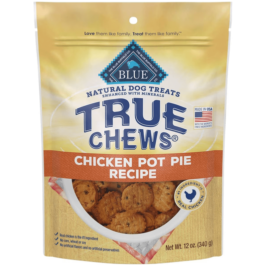 Blue True Chews Dog Treats Chicken Pot Pie