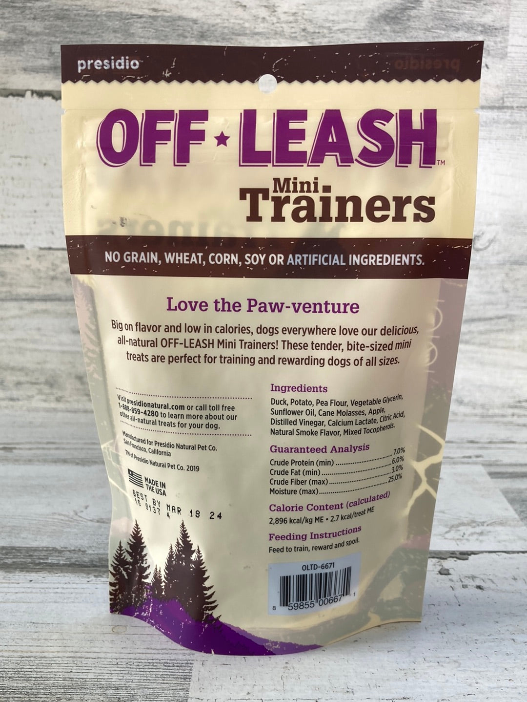 Off Leash Duck Mini Trainers Treats