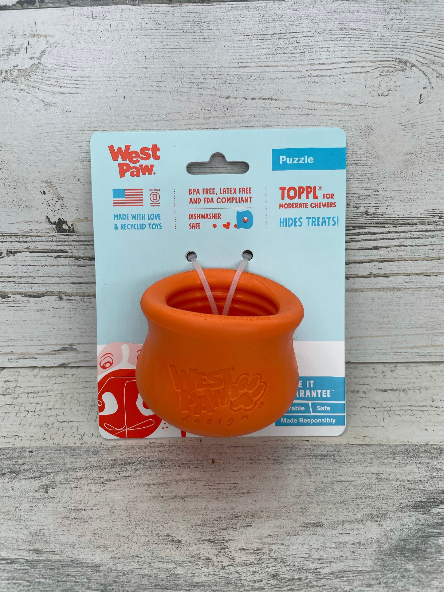 West Paw Toppl Zogoflex Dog Toy