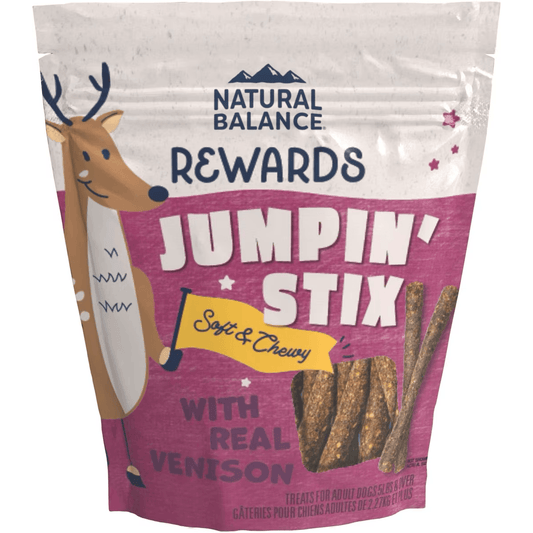 Natural Balance Rewards Jumpin' Stix With Real Venison Dog Treats