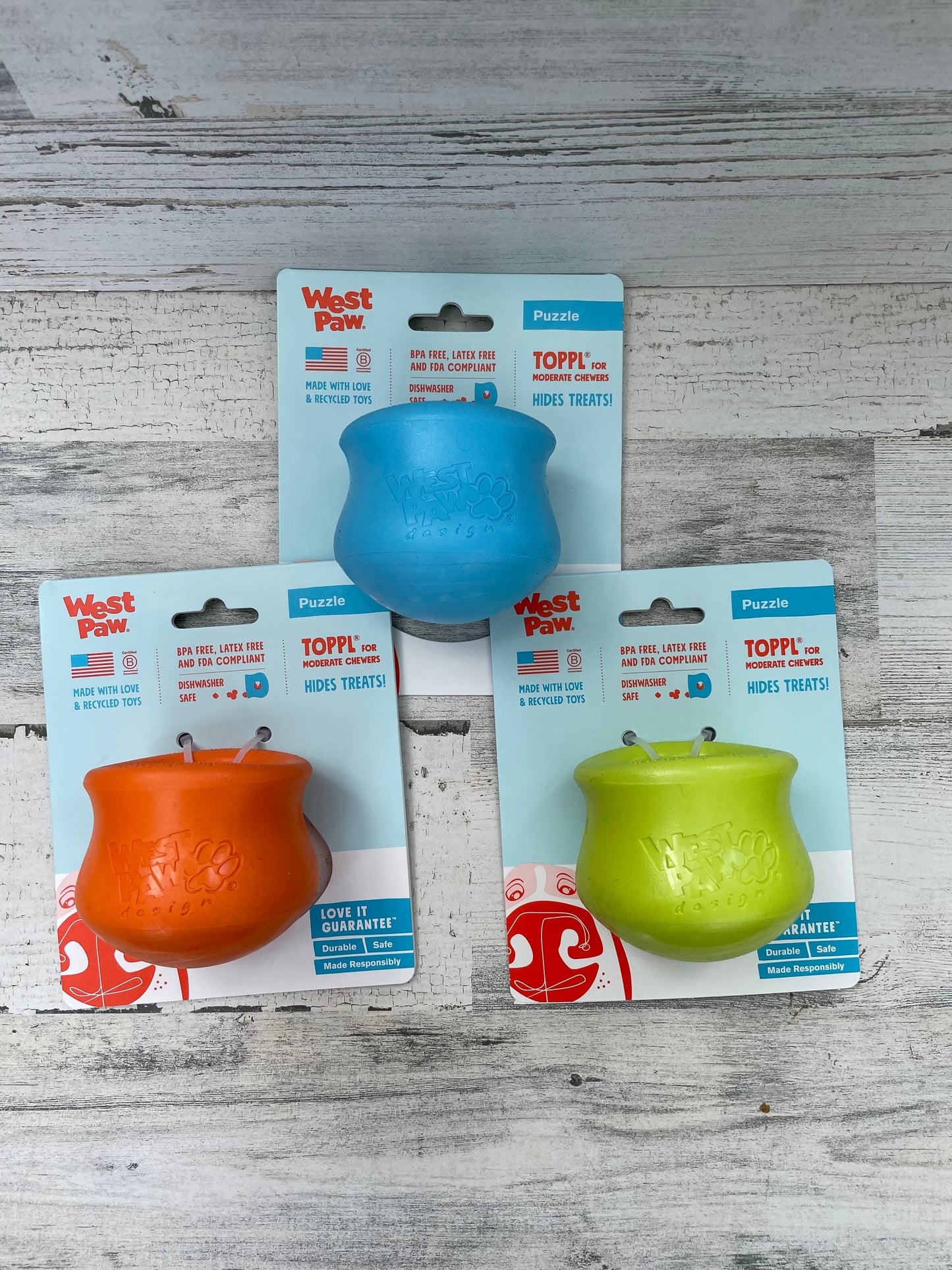 West Paw Toppl Zogoflex Dog Toy