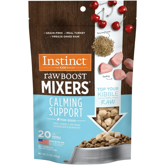 Instinct RawBoost Mixers Calming Support Grain-Free Freeze-Dried Dog Food Topper