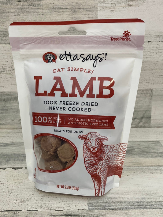 Etta Says Simple Lamb Treat 2.5oz