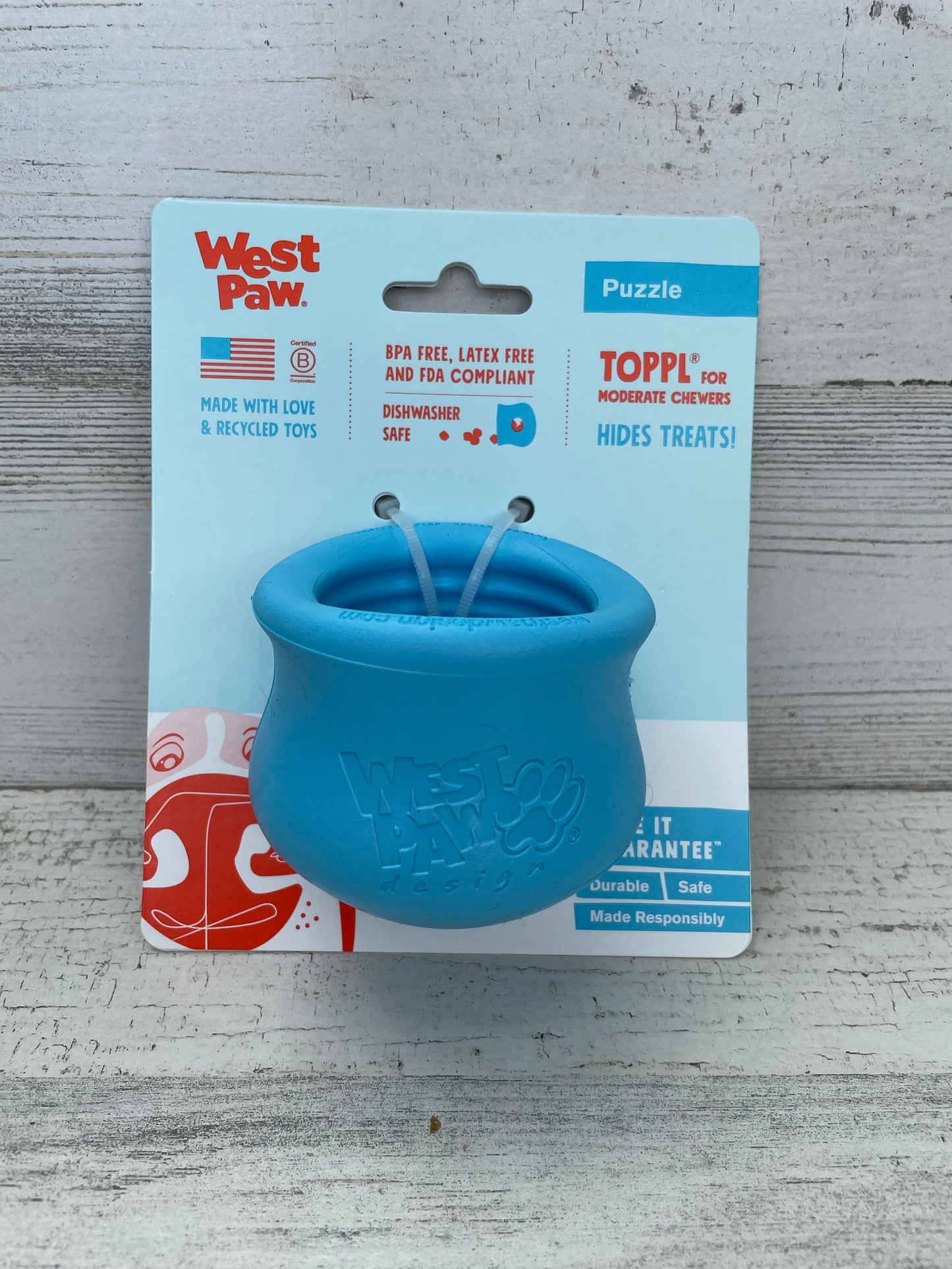 West Paw Toppl Zogoflex Dog Toy
