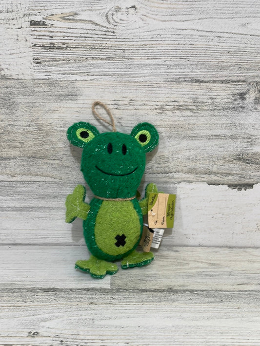 Spunky Pup Woolies Mini Frog